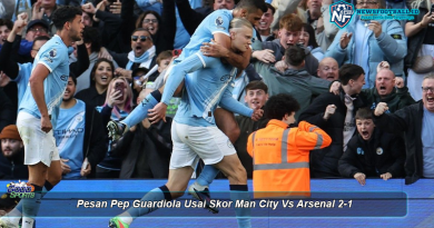 Pesan Pep Guardiola Usai Skor Man City Vs Arsenal 2-1